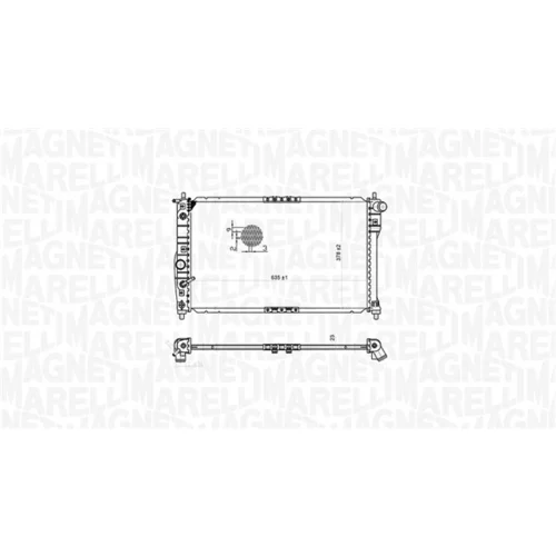 Chladič motora 350213175600 (MAGNETI MARELLI) - obr. 1