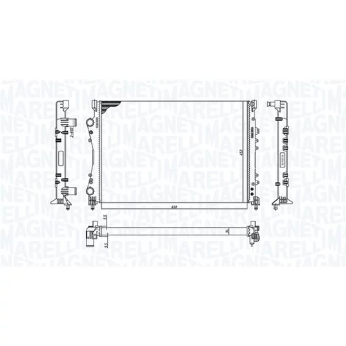 Chladič motora MAGNETI MARELLI 350213188600