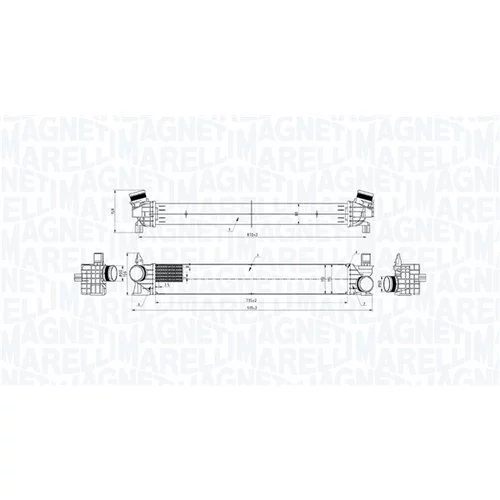 Chladič plniaceho vzduchu MAGNETI MARELLI 351319206220