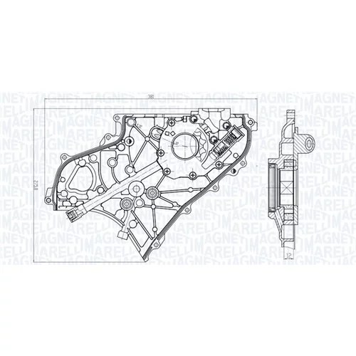 Olejové čerpadlo 351516000052 (MAGNETI MARELLI) - obr. 1