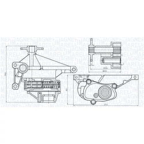 Olejové čerpadlo 351516000110 (MAGNETI MARELLI) - obr. 1
