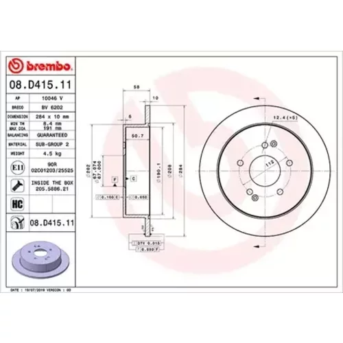 Brzdový kotúč MAGNETI MARELLI 360406170201