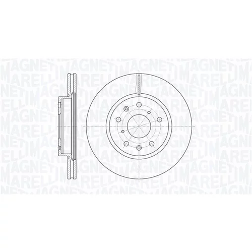 Brzdový kotúč MAGNETI MARELLI 361302040120