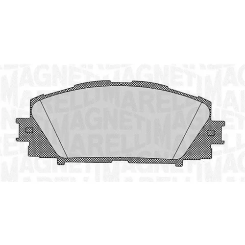 Sada brzdových platničiek kotúčovej brzdy MAGNETI MARELLI 363916060628