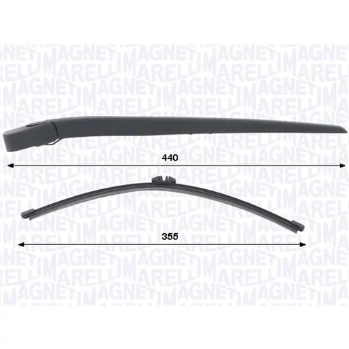 Sada ramienka stierača, čistenie okien MAGNETI MARELLI 000723180451