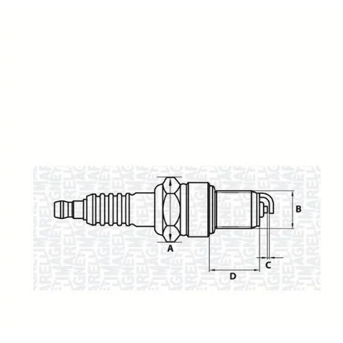 Zapaľovacia sviečka MAGNETI MARELLI 062000771304