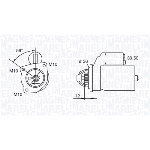 Štartér MAGNETI MARELLI 063280090010