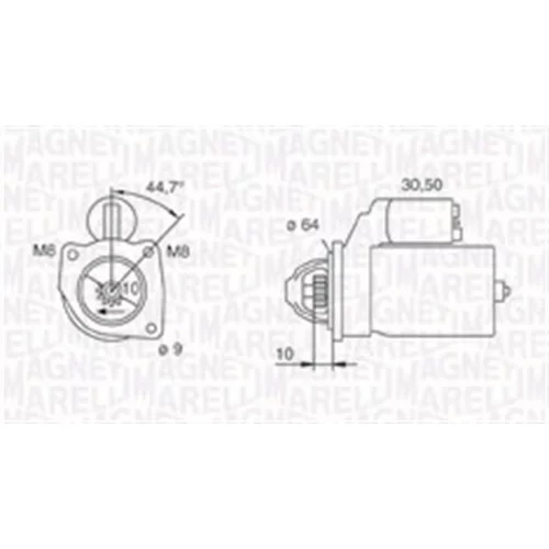 Štartér MAGNETI MARELLI 063720371010