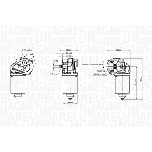 Motor stieračov 064371500010 (MAGNETI MARELLI) - obr. 1