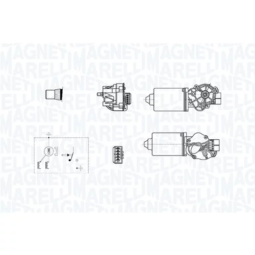 Motor stieračov MAGNETI MARELLI 064378700010