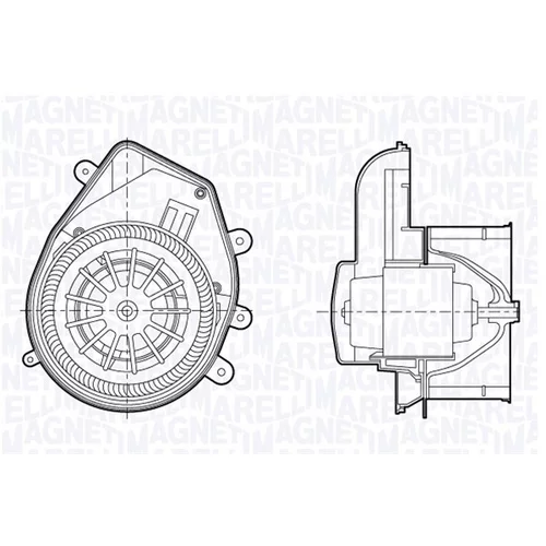 Vnútorný ventilátor MAGNETI MARELLI 069412690010