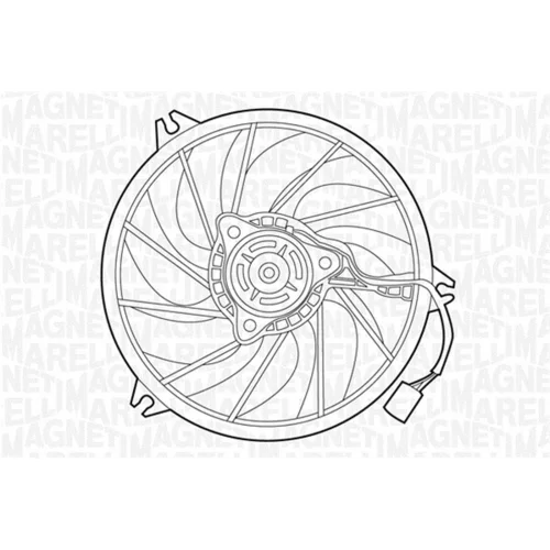 Ventilátor chladenia motora MAGNETI MARELLI 069422303010