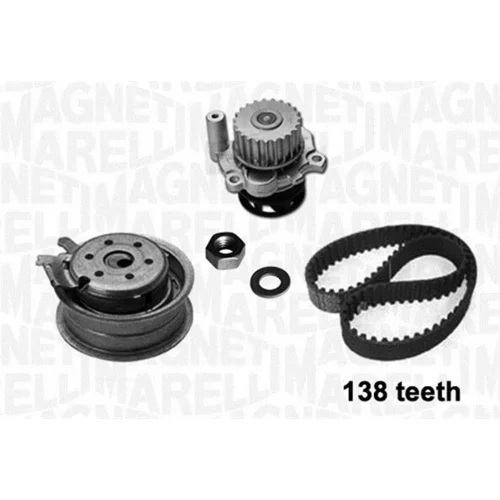 Vodné čerpadlo + sada ozubeného remeňa MAGNETI MARELLI 341403640002