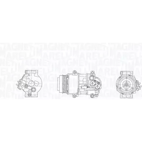 Kompresor klimatizácie MAGNETI MARELLI 350103030012