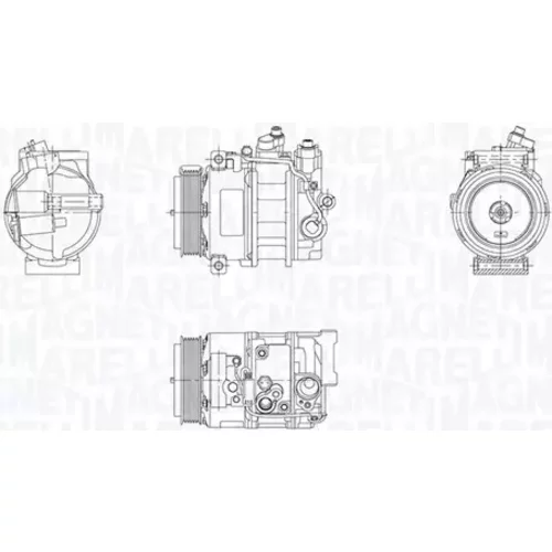 Kompresor klimatizácie MAGNETI MARELLI 350103030013
