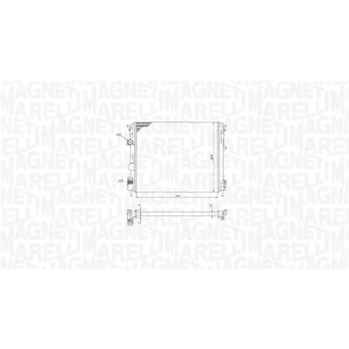 Chladič motora MAGNETI MARELLI 350213195200