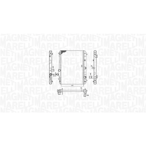 Chladič motora 350213198600 (MAGNETI MARELLI) - obr. 1