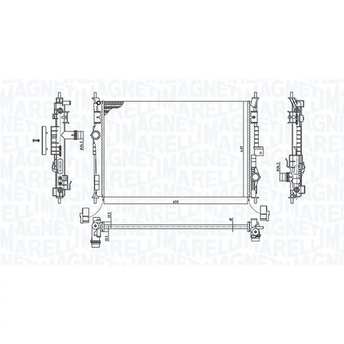 Chladič motora MAGNETI MARELLI 350213199600
