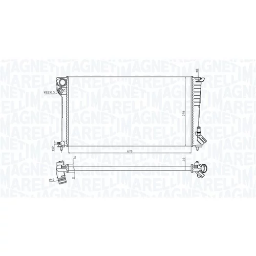Chladič motora MAGNETI MARELLI 350213199700