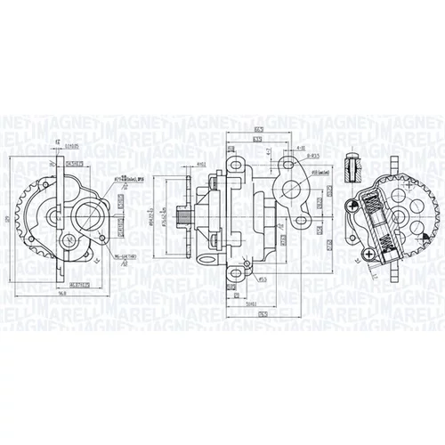 Olejové čerpadlo MAGNETI MARELLI 351516000011