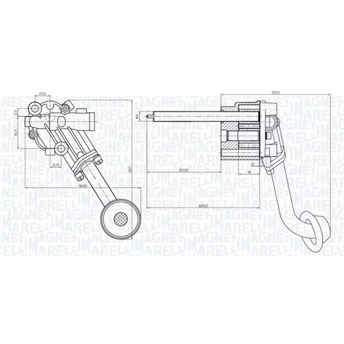 Olejové čerpadlo MAGNETI MARELLI 351516000036