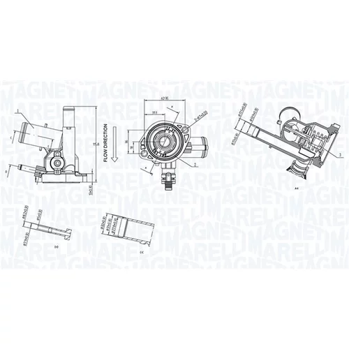 Termostat chladenia MAGNETI MARELLI 352317005100