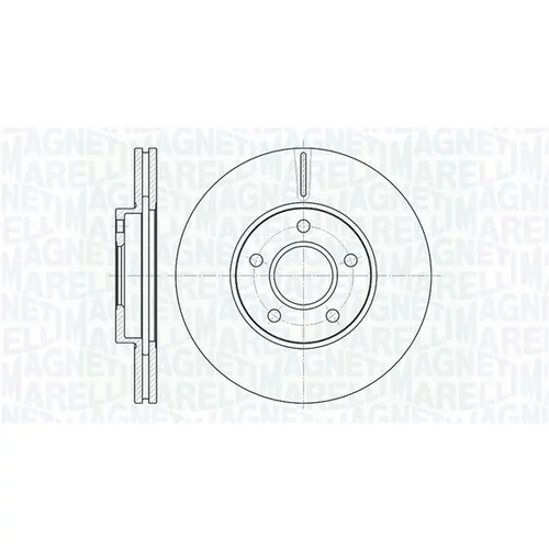 Brzdový kotúč MAGNETI MARELLI 361302040130