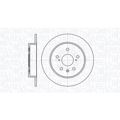 Brzdový kotúč MAGNETI MARELLI 361302040369