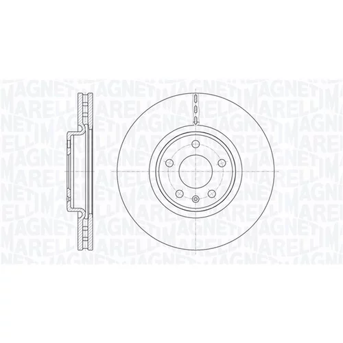 Brzdový kotúč MAGNETI MARELLI 361302040774