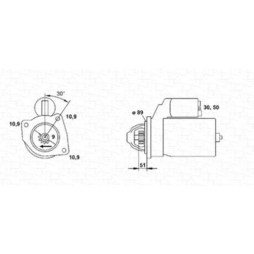 Štartér MAGNETI MARELLI 943252244010