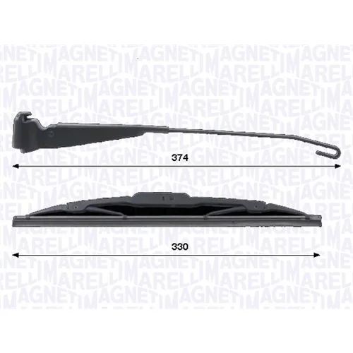 Sada ramienka stierača, čistenie okien MAGNETI MARELLI 000723180435