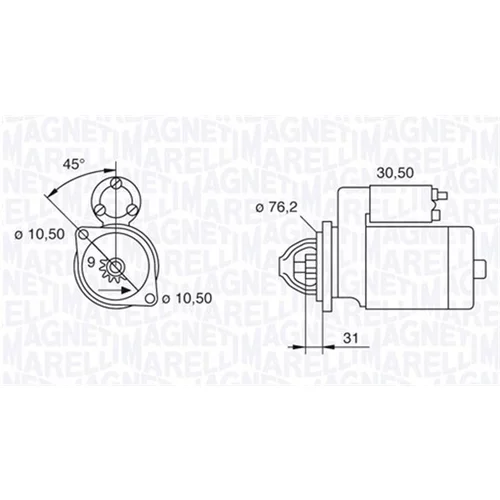 Štartér MAGNETI MARELLI 063521070580