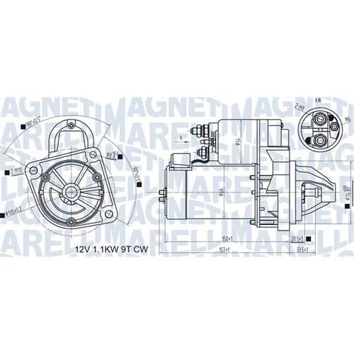 Štartér MAGNETI MARELLI 063721419810