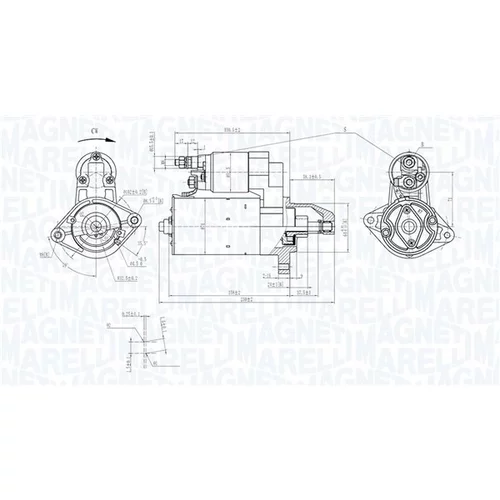 Štartér MAGNETI MARELLI 063721535010