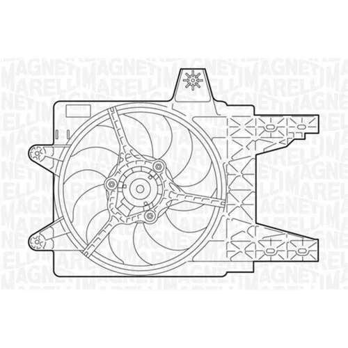 Ventilátor chladenia motora MAGNETI MARELLI 069402281010