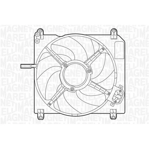 Ventilátor chladenia motora MAGNETI MARELLI 069422029010