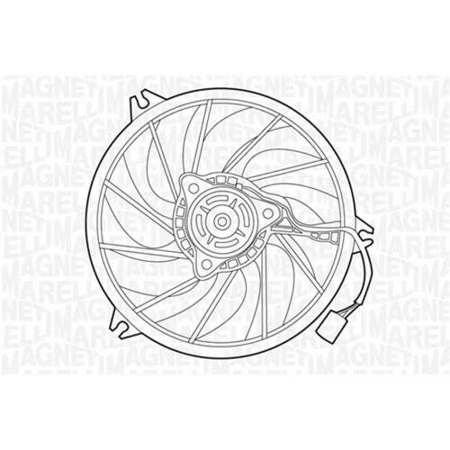 Ventilátor chladenia motora MAGNETI MARELLI 069422391010