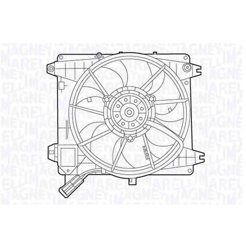 Ventilátor chladenia motora MAGNETI MARELLI 069422546010