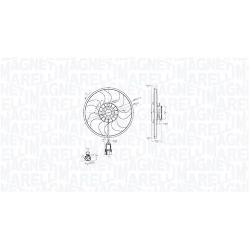 Ventilátor chladenia motora MAGNETI MARELLI 069422861010