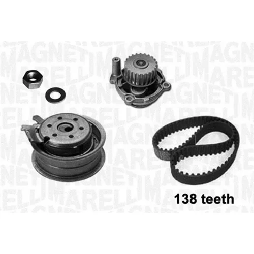 Vodné čerpadlo + sada ozubeného remeňa MAGNETI MARELLI 341403640001