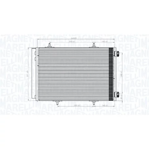 Kondenzátor klimatizácie MAGNETI MARELLI 350203822000
