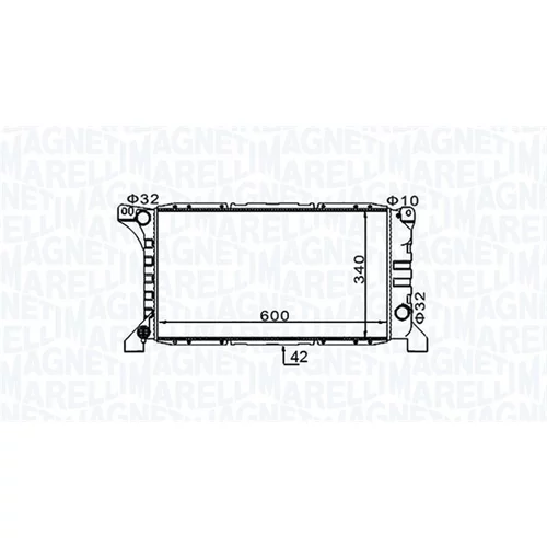 Chladič motora MAGNETI MARELLI 350213154200
