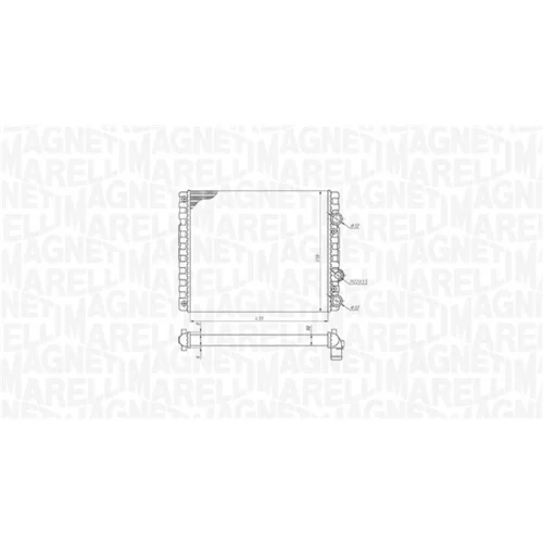 Chladič motora MAGNETI MARELLI 350213192900