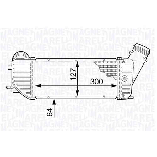 Chladič plniaceho vzduchu MAGNETI MARELLI 351319202200