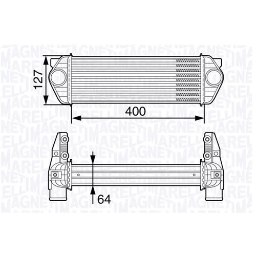 Chladič plniaceho vzduchu MAGNETI MARELLI 351319202680