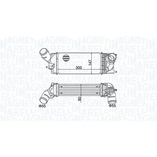 Chladič plniaceho vzduchu MAGNETI MARELLI 351319204690