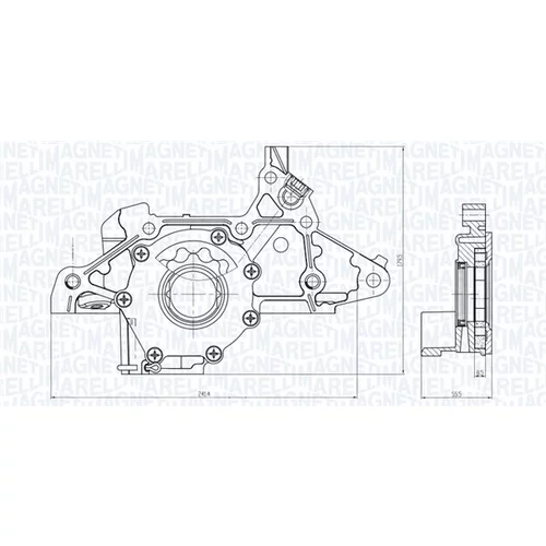Olejové čerpadlo MAGNETI MARELLI 351516000103