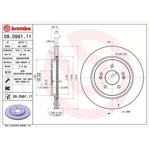 Brzdový kotúč MAGNETI MARELLI 360406171901