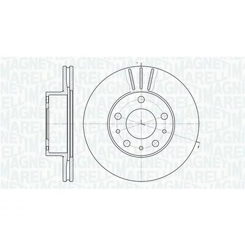 Brzdový kotúč MAGNETI MARELLI 361302040230