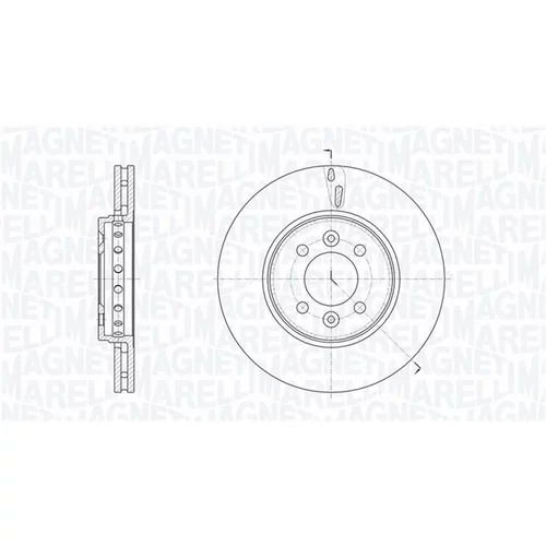 Brzdový kotúč MAGNETI MARELLI 361302040787